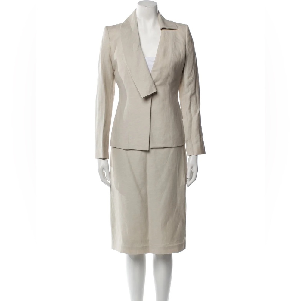 Brioni skirt suit - wool-linen blend